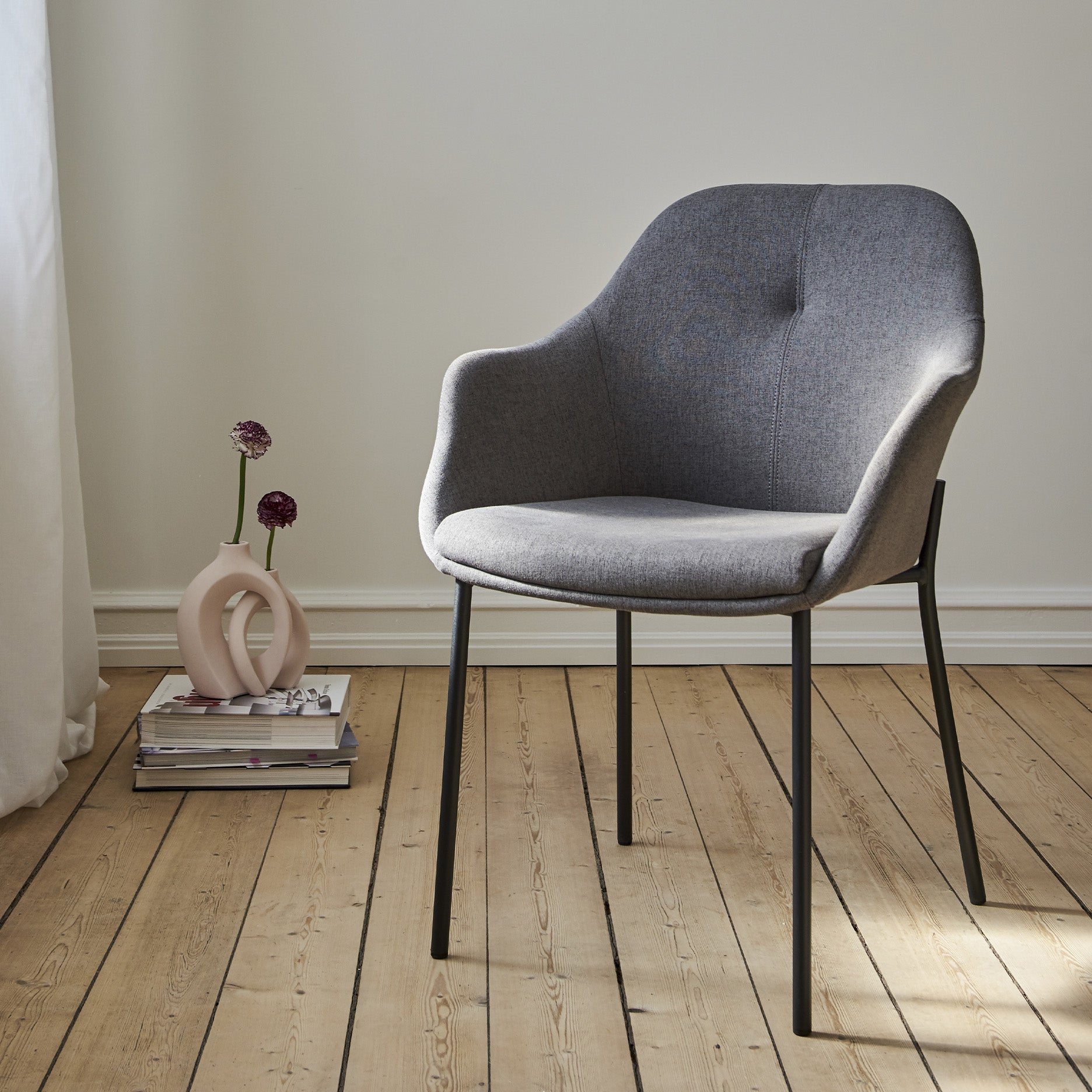 New Age Stuhl m. festen beinen - Stoff